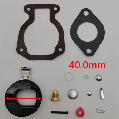 Vista 3 de Kit de reparación de carburador con flotador para Johnson Evinrude 4-15 hp 398453 398452 391305 439072 391937 1968 1974 1975 1976 1977 1978 1979