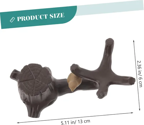 Vista 4 de BESTonZON 1 platillo de té para mascotas, accesorios de escritorio de oficina, decoración del hogar, mesa de comedor, bandeja de té, accesorios