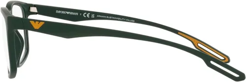 Vista 4 de Emporio Armani Gafas de sol cuadradas de ajuste universal Ea3209u para hombre