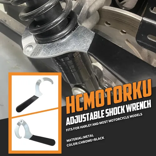 Vista 2 de Llave de ajuste de llave de choque de motocicleta de 2 a 4-3/4 pulgadas apta para Harley