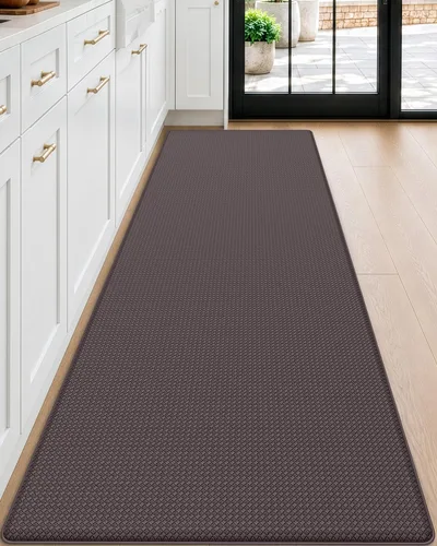 Vista 14 de DEXI Alfombrillas de Cocina Acolchadas Anti Fatiga, 17x59, Alfombra de Pasillo para Estar de Pie Impermeable, Espuma Viscoelástica Cómoda Acolchada