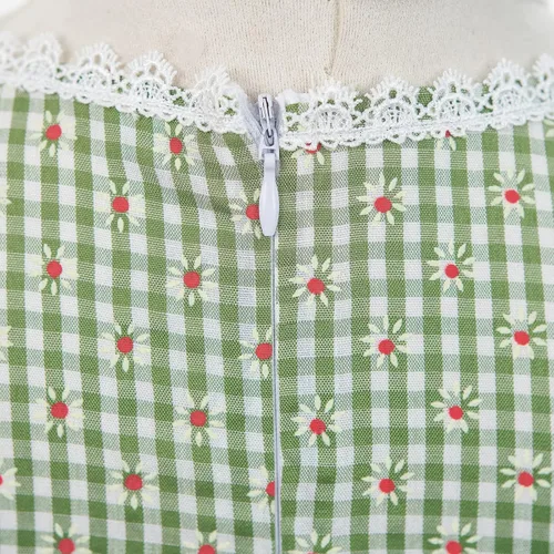 Vista 4 de NSPSTT Girl Pioneer Costume Prairie Dresses for Girls Floral Colonial Dress Girl 1800s Dress