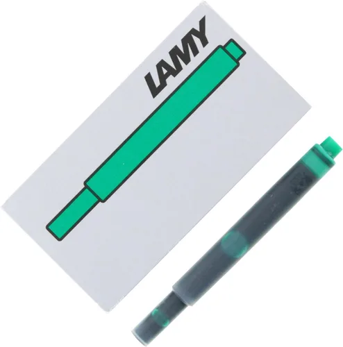 Vista 3 de Lamy, cartuchos de tinta para pluma fuente (paquete x 20 unidades), Verde