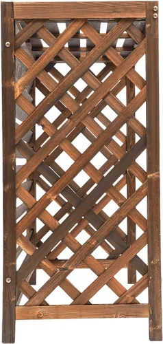 Vista 5 de Pantalla de privacidad para valla de aire acondicionado, cubierta de madera para persianas de aire acondicionado, cubierta de protección al aire