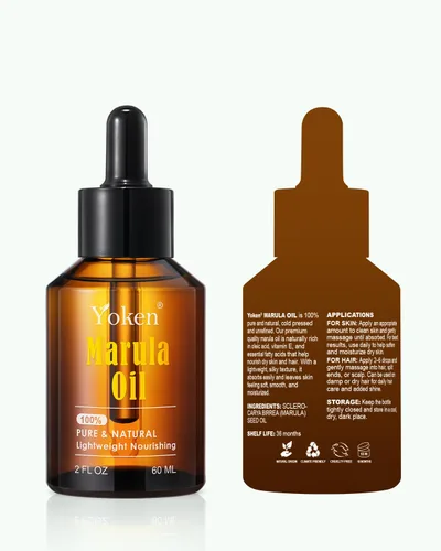 Vista 7 de Yoken Aceite de marula de 2 onzas, aceite para rostro y cabello 100% puro