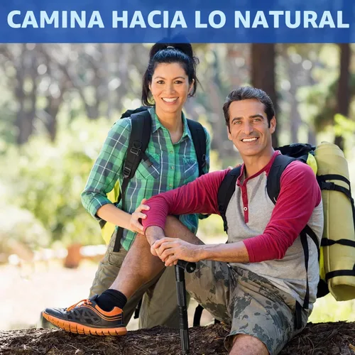 Vista 7 de aiGear G2 Tactical Hiking Stick with Multi-Tool, 5-8 Section Walking Staff Negro