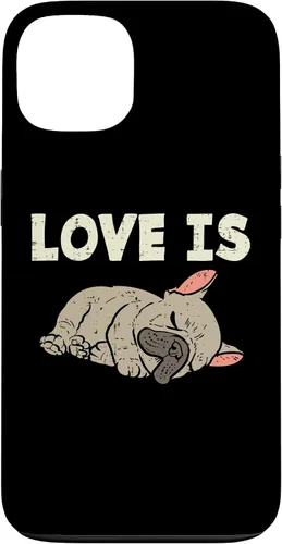 Vista 7 de Love is French Bulldog - Funda de regalo para iPhone 17