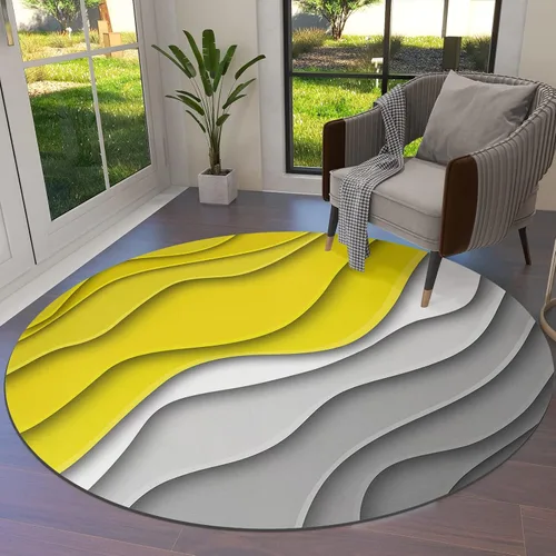 Vista 19 de Alfombra abstracta rosa y gris de San Valentín de 2 x 3 pies, alfombra estética geométrica moderna, antideslizante, rectangular, lavable