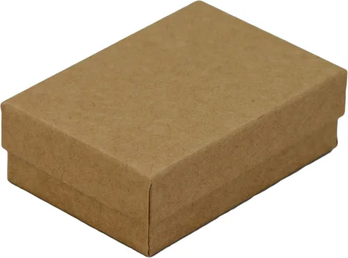 Vista 2 de JPB - Joyero reciclado con relleno de algodón kraft # 32 (caja de 100) 3.4 x 2.2in