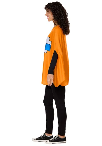 Vista 3 de Disfraz de Poncho PAC-MAN Adulto Clyde Multicolor