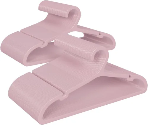 Vista 19 de ABHENG UAPY0530B - Paquete de 30 perchas para ropa, perchas de plástico antideslizantes, perchas que ahorran espacio, resistentes, para colgar ropa