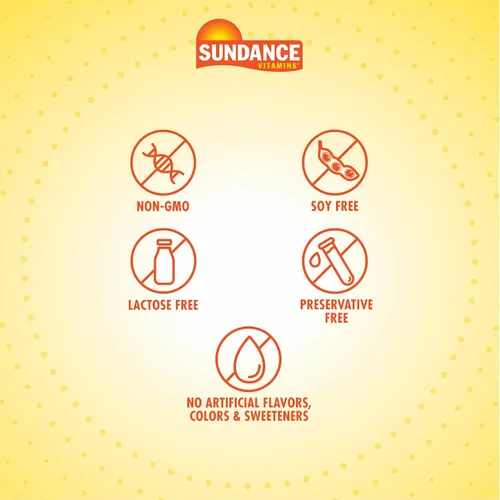 Vista 3 de Sundance Complejo de vitamina B con B-12 60 tabletas Alta potencia Suplemento vegetariano, sin OMG y sin gluten