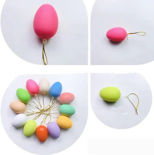 Vista 6 de 50 huevos de Pascua rellenos de plástico de 2.5 pulgadas para niños, juguetes de Pascua para fiestas de Pascua, caza, regalos para niños