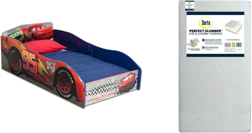Vista 11 de Delta Children - Cama interactiva de madera para niños pequeños, modelo Cars de Disney/Pixar