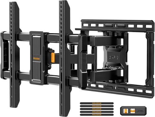 Vista 11 de Perlegear Soporte de pared para TV de movimiento completo para televisores