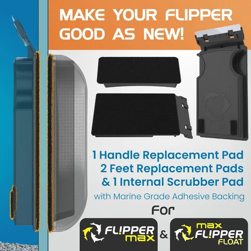 Vista 2 de Flipper Cleaner MAX Kit de reparación de mantenimiento para Max Size Original y Flotante Flipper Aquarium Cleaners