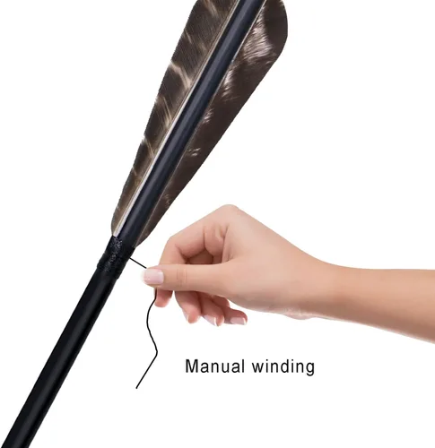 Vista 6 de 31Inch Carbon Arrow, Practice Hunting Arrows, Camo Turkey Feather Fletching, Arrows for Compound & Recurve Bow with Removable Tips Adjustable Nocks