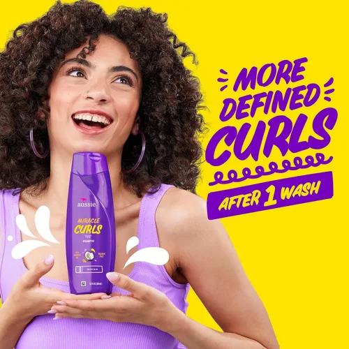 Vista 4 de Aussie Champú Miracle Curls, 12.1 onzas