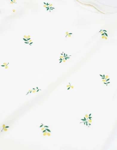 Vista 6 de moimoln 6M-8Y Pijama floral para bebé y niña pequeña, suave, modal, algodón, transpirable, ajustado, manga larga, conjunto de ropa de dormir A_baya