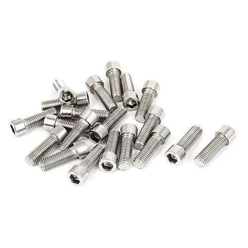 Vista 10 de 50 tornillos de cabeza hexagonal de acero inoxidable M3-0.020x0.197 in Pernos de cabeza hexagonal interior DIN 912