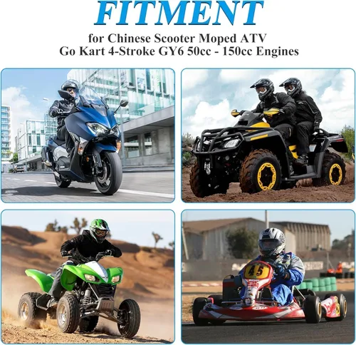 Vista 3 de GY6 Gas combustible baja tensión interruptor bomba válvula Petcock para 50cc 125cc 150cc ATV Go Kart ciclomotor Scooter 4 Wheeler Quad Bikes 4