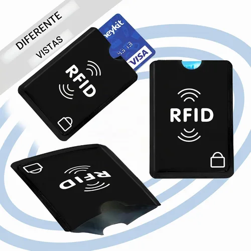 Vista 9 de SaiTech IT Paquete de 10 fundas de bloqueo RFID para tarjetas de débito