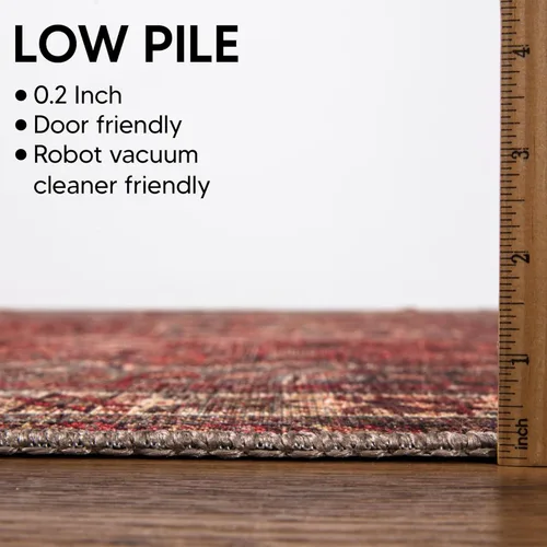 Vista 2 de Keen Home Design - Tapete lavable a máquina con respaldo antideslizante, para entrada, cocina, baño, lavandería, vintage de pelo orto y duradero