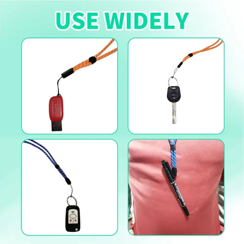 Vista 5 de 6 cordones de diálisis peritoneal, accesorios de diálisis peritoneal con 18 anillos de silicona (3 tamaños), cordón ajustable para el cuello