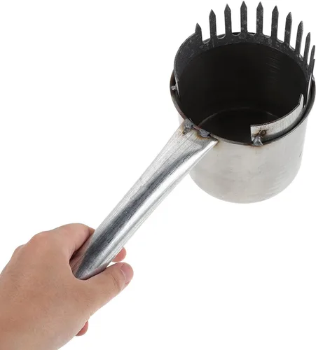 Vista 4 de Stainless Steel Fruit Picker Tool with Basket, Protective Claws
