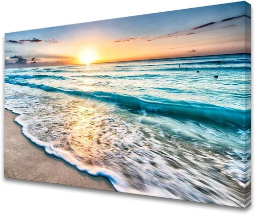 Vista 11 de Baisuart A61269 - Impresiones en lienzo de arte abstracto para pared, pinturas impresas en gris y marrón, lienzo estirado con marco de madera