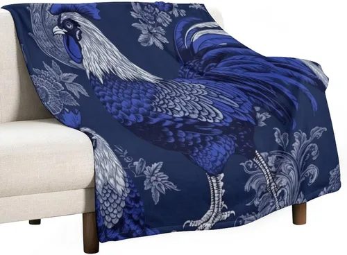 Vista 28 de Manta de gallo con encanto de campo, manta de forro polar de felpa de 30 x 40 pulgadas, manta de franela súper suave para decoración de sofá, cama