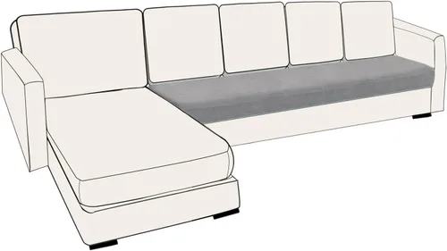 Vista 21 de UNBBRRL Fundas de cojín de asiento para sofá, elásticas, funda de cojín individual para sofá, fundas de cojín para sofá, fundas de héroe protegen