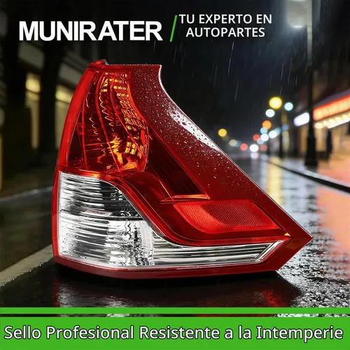 Vista 5 de munirater Reemplazo del lado del pasajero de la luz trasera trasera derecha para CRV 4 puertas 2012-2014