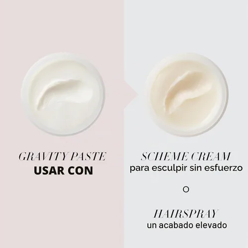 Vista 8 de Hanz de Fuko Gravity Paste - Pasta de peinado de alta calidad para hombre para un alto agarre, acabado de brillo medio, tecnología de súper agarre