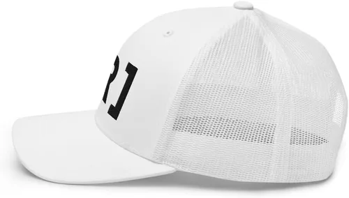Vista 4 de POPLAZA Sombrero Resident (Gorra de camionero bordada) Sombrero de letra R