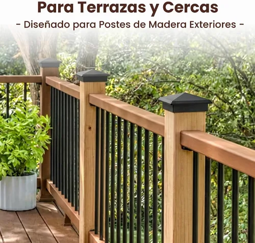 Vista 4 de Tapa de poste de pirámide de aluminio de 3.5 x 3.5 pulgadas para postes estándar de 4 x 4 (real 3.5 x 3.5 pulgadas), fundido de alta resistencia