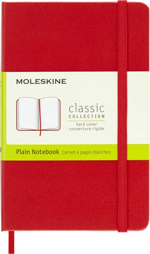 Vista 11 de Moleskine - Cuaderno clásico con tapa dura, grande (5 x 8.25 pulgadas), cuadriculado, rojo escarlata, 240 páginas