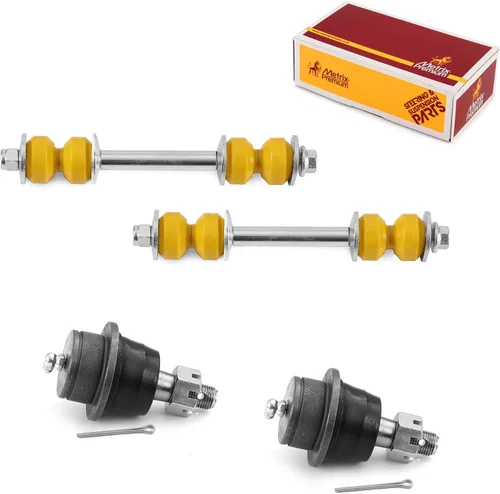 Vista 269 de Metrix Premium Chassis Parts - Juego de 4 piezas de articulación de rótula superior y barra estabilizadora delantera para Ford Ranger RWD 1998-2011