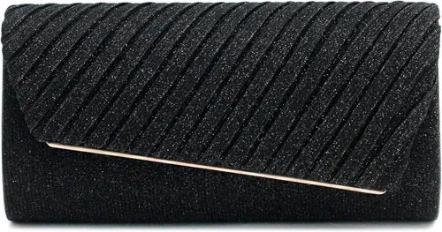 Vista 12 de Naimo - Deslumbrante bolsa pequeña de solapa, con cadena desmontable para eventos nocturnos.
