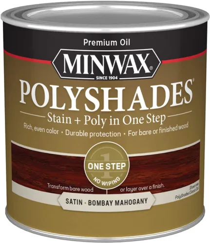 Vista 59 de Barniz Minwax 213104444 PolyShades Miel