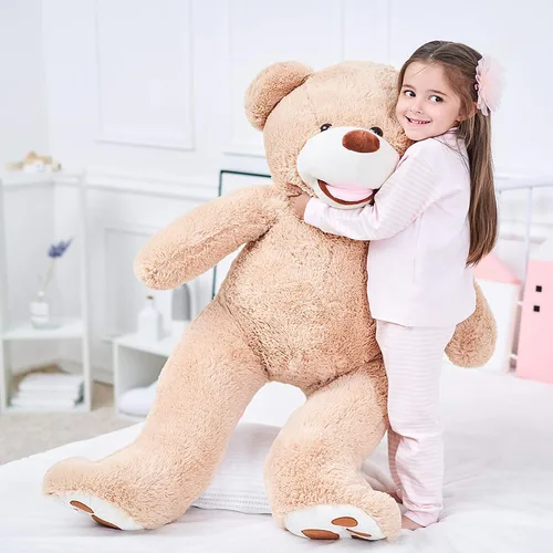 Vista 6 de IKASA - Peluche gigante, oso de peluche gigante Marrón