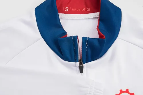 Vista 4 de GCRFL Winter Men's Cycling Jersey Long Sleeve Cold Weather Cycle Tops Cycling Jacket Thermal Fleece Bike Shirts Zipper Pocket