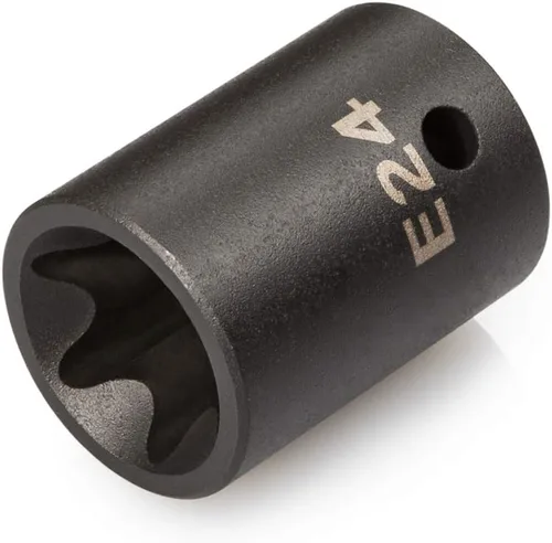 Vista 8 de TEKTON 1/2 pulgada Drive x E10 Zócalo de impacto de estrella externa poco profunda SID22410