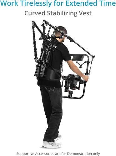 Vista 8 de Proaim Hawk Lite - Chaleco estabilizador de soporte corporal para cardanes de cámara. Carga útil de 11 libras - 33.1 lbs (ST-LHWK-01)