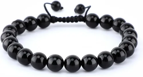 Vista 134 de AD Beads Pulseras de piedras preciosas unisex de 0.315 pulgadas (0.315 in), macramé curativo ajustable de 7 a 9 pulgadas Usa esta pulsera