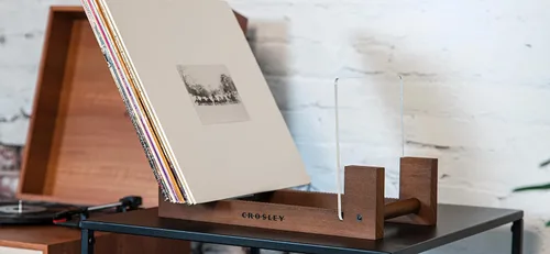 Vista 6 de Crosley AC1049A-NA - Soporte para almacenamiento de registros, natural