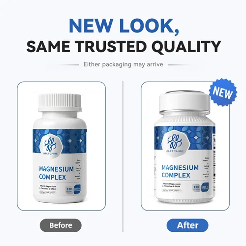 Vista 6 de Complejo de magnesio suplemento 1000mg para mujeres y hombres, alta