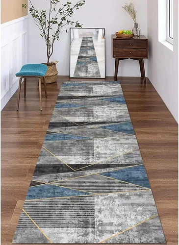Vista 3 de Alfombra larga para pasillo, 3.3 ft/4.9 ft/6.6 ft/8.2 ft/9.8 ft/11.5 ft/13.1 ft/14.8 ft/16.4 ft/19.7 ft de largo para pasillo, piso de cocina, sala