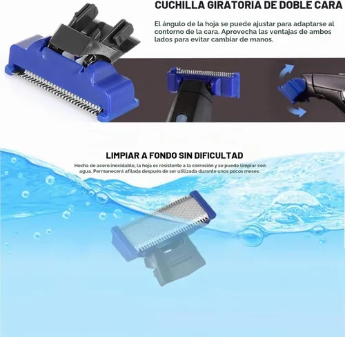 Vista 5 de Cabezal de repuesto para la versión antigua de Microtouch Solo para hombre afeitadora eléctrica micro recortadora