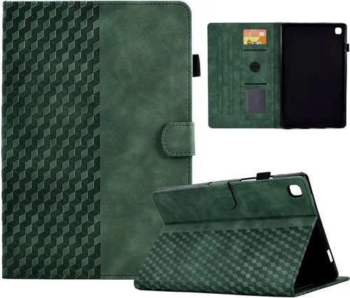 Vista 44 de Funda para Samsung Galaxy Tab S6 Lite 2024/2022/2020 de 10.4 pulgadas SM-P620/P625/P610/P613/P615/P619 de piel sintética, funda magnética con Negro